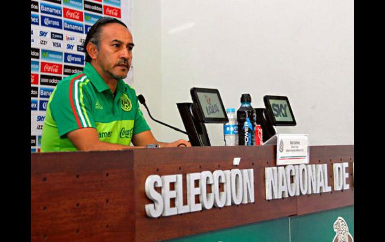 Gutiérrez descartó sentir algún tipo de presión por este torneo. TWITTER / @miseleccionmx