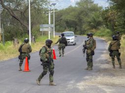 Durante la captura Geovanni se aprehendió a otras tres personas en el municipio de Ameca. AFP / H. Guerrero