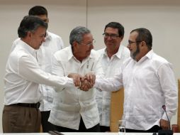 El gobierno de Colombia y las FARC alcanzaron un acuerdo este miércoles en La Habana. EFE / O. Barria