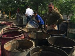 La Profepa prevé que este jueves hayan concluido las labores de limpieza en la zona. TWITTER / @PROFEPA_Mx