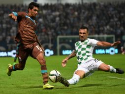 Los mexicanos Héctor Herrera, Miguel Layún y “Tecatito” (foto) vieron acción, Corona anotó un tanto. AFP / F. Leong