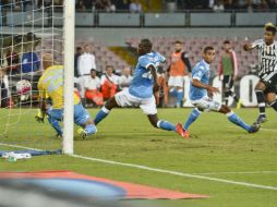 El gol del francés Mario Lemina acortó diferencias en el minuto 63. EFE / C. Fusco