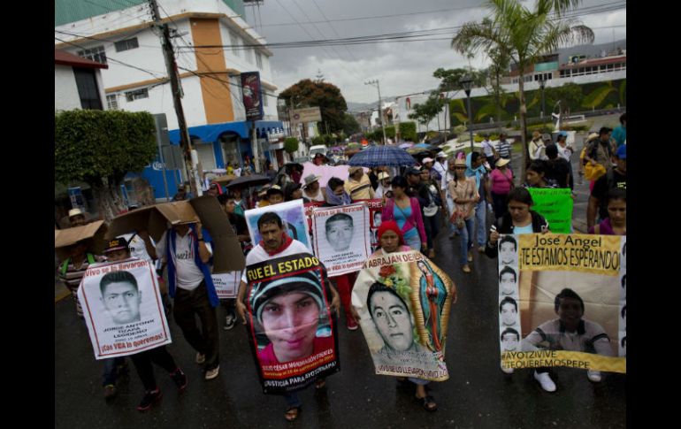 No se registró ningún enfrentamiento entre los manifestantes y las autoridades, durante el trayecto llamó la atención la ausencia de po AP / R. Blackwell