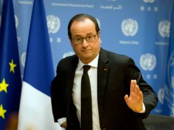 François Hollande habló en la sede de la ONU en Nueva York. AFP / A. Jocard