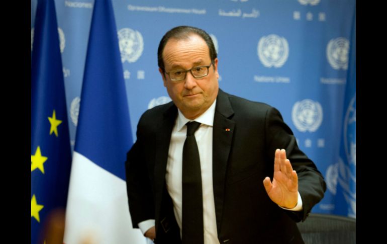 François Hollande habló en la sede de la ONU en Nueva York. AFP / A. Jocard