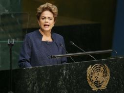 Rousseff destacó que su país es de los pocos que han tomado medidas al respecto. EFE / M. Campbell