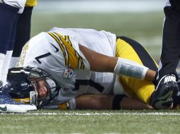 Hasta ahora se desconoce la gravedad de la lesión de Roethlisberger. AP / B. Hurst