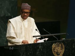 En su intervención ante la ONU, Buhari detalla los avances que han tenido en la expulsión de islamistas de sus feudos. EFE / M. Campbell