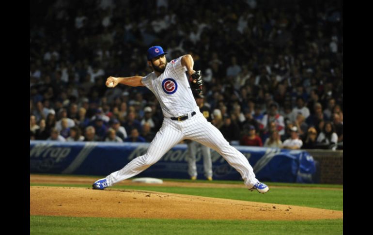 El pitcher de los Cachorros de Chicago, Jake Arrieta, se perfila como un firme candidato al trofeo Cy Young en la Liga Nacional. AFP / D. Banks