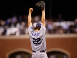 Clayton Kershaw lanzó una gema de pitcheo durante nueve entradas. AFP / E. Shaw