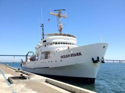 A bordo del Ocean Starr estarán durante dos meses detectando a la especie. FACEBOOK / SEMARNAT