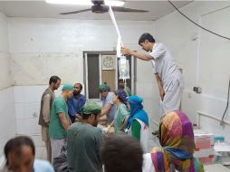 Un hospital de MSF en Kunduz fue bombardeado; la ONG atribuye el ataque a EU. EFE / MSF Handout