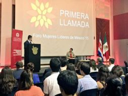 La ex mandataria ofreció conferencia previo al Foro de Mujeres Líderes, organizado por el ITESM. TWITTER / @TecdeMty