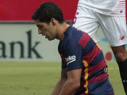 Luis Suárez no pudo marcar e incluso falló una dentro del área. AP / M. A. Morenatti