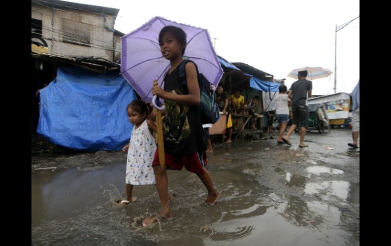 La mañana del sábado Mujigae estalló en el norte de las Filipinas, causando inundaciones y algunos deslaves. EFE / ARCHIVO