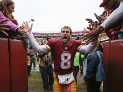 Cousins terminó conectando 31 de sus 46 pases para 290 yardas, un touchdown y, lo más importante, sin pérdidas de balón. AP / A. Brandon