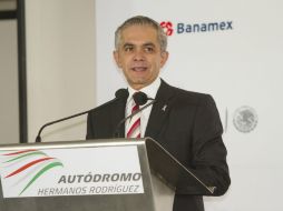 Mancera enfatiza no hay ninguna otra ciudad del país que esté invitada a este panel de trabajo. NTX / I. Hernández