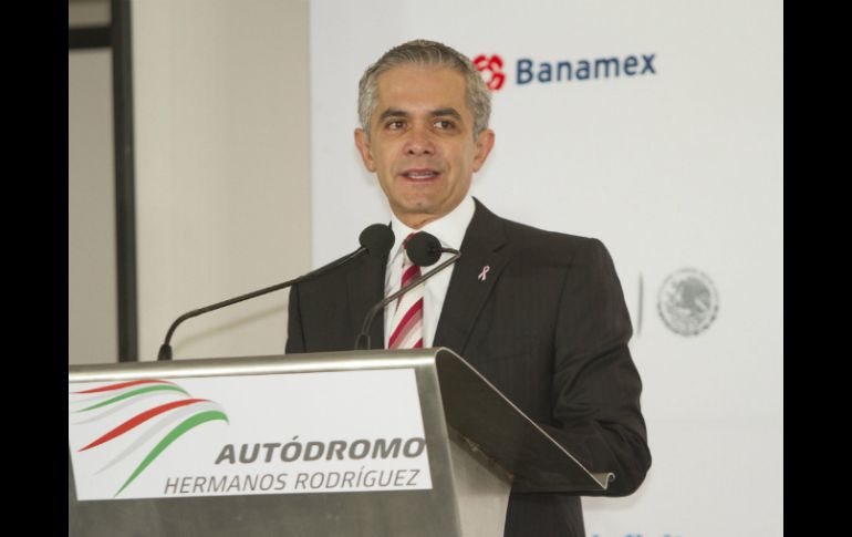 Mancera enfatiza no hay ninguna otra ciudad del país que esté invitada a este panel de trabajo. NTX / I. Hernández