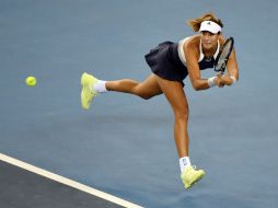 En el cuadro femenino, memorable fue la trabajada victoria de Garbiñe Muguruza. AFP / G. Baker