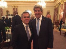 Mancera agradece la invitación del secretario de Estado, John Kerry, al encuentro 'Nuestras Ciudades, Nuestro Clima'. TWITTER / @ManceraMiguelMX