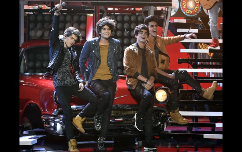 El grupo mexicano CD9 tuvo una presentación durante la ceremonia de entrega. AP / C. Pizello