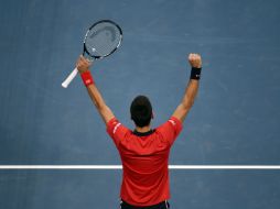 ''Ha sido superior (Djokovic, en la imagen) en todo momento'', reconoce Ferrer tras el partido. AFP / G. Baker