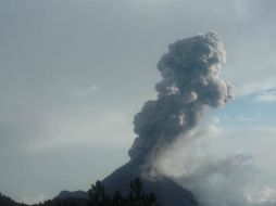 Piden a la ciudadanía tomar precauciones ante las exhalaciones del Volcán El Colima. TWITTER / @PCJalisco