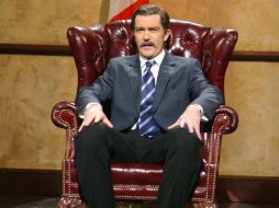 Las imitaciones políticas es uno de los fuertes de este programa satírico. Antonio Banderas interpretando a Vicente Fox. AP / ARCHIVO