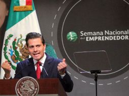 Enrique Peña Nieto asistió al Encuentro con Emprendedores y Empresarios. SUN / L. Godínez