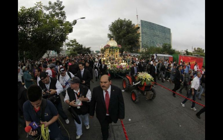 El trayecto de la Romería 2015 se amplió a 9.4 kilómetros. EL INFORMADOR / R. Tamayo