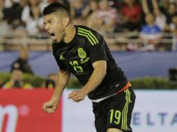 Oribe Peralta marcó un tanto en el gran juego ante EU. AP / ARCHIVO