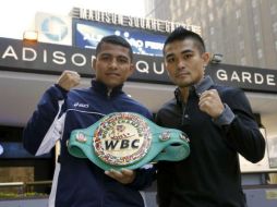 González (i) y Viloria se medirán en el Madison Square Garden de NY. TWITTER / @chocolatitobox