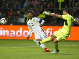 Carlos Vela anotó al minuto 44 del partido. MEXSPORT / B. Maldonado