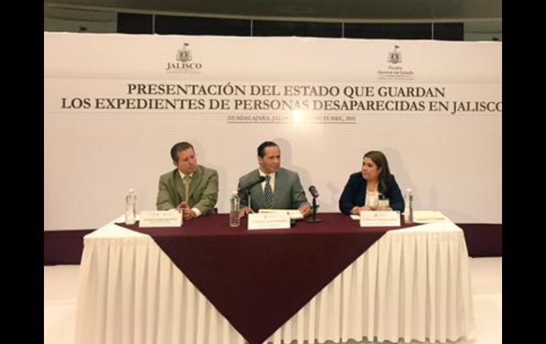 En conferencia de prensa se informó que en la mayoría de las denuncias no se tiene certeza de qué ocurrió con los desaparecidas. TWITTER / @FiscaliaJal