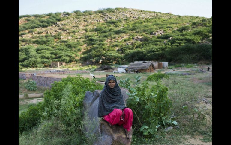 Afsana fue vendida por una prima a los 14 años a un hombre para que fuera su esposa por una cantidad que desconoce. EFE / J. León