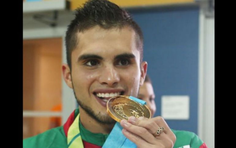 Iván García ganó medalla de oro los Juegos Centroamericanos de Veracruz, y otra en los Panamericanos de Toronto. TWITTER / @CONADE