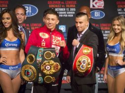 Gennady Golovkin y David Lemieux protagonizarán el combate estelar mañana en el Madison Square Garden. AP / B. Matthews