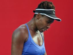 Venus Williams se despide del Abierto de Hong Kong. AP / K. Cheung