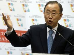 Ban Ki-moon recuerda que en su niñez, él también se vio obligado a desplazarse junto a su familia durante la guerra de Corea. AP / G. Borgia