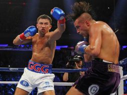 Golovkin mejoró su marca a 34-0 y esperará al ganador entre 'Canelo' y Cotto. AP / R. Schultz