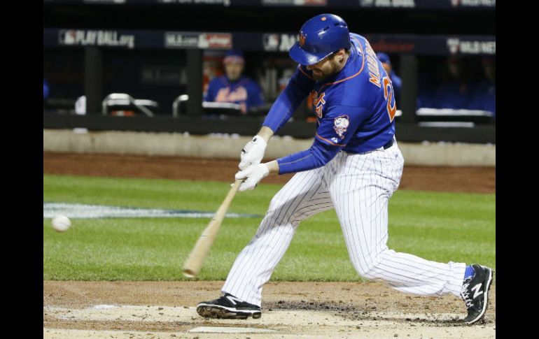 El jonrón de dos carreras de Murphy coronó un madrugador ataque de tres anotaciones de los Mets. AP / J. Jacobson