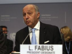 El ministro Laurent Fabius considera que hay una ''nueva base de negociación'' entre las partes que participan en las negociaciones. EFE / O. Berg