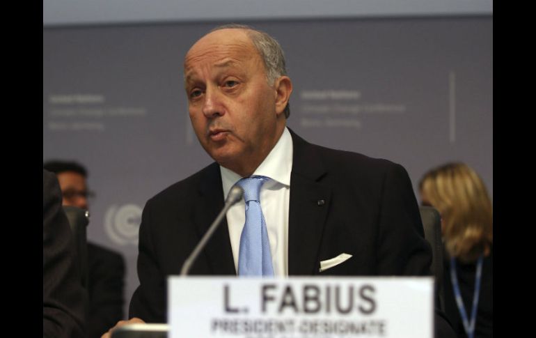 El ministro Laurent Fabius considera que hay una ''nueva base de negociación'' entre las partes que participan en las negociaciones. EFE / O. Berg