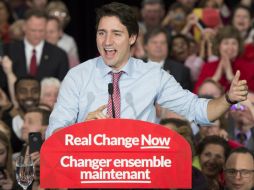 Justin Trudeau es electo como el nuevo primer ministro de Canadá. AP / A. Wyld