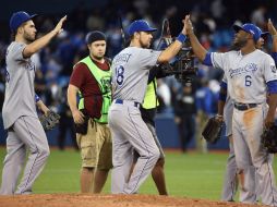 Los Reales están a un juego de visitar de nuevo el 'Clásico de Otoño' por segundo año seguido. AFP / T. Szczerbowski