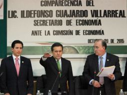 Ante la Comisión de Economía, el funcionario señala que el 65 por ciento del PIB de México está ligado al sector externo. SUN / L. Godínez