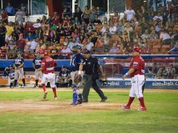 Mexicali llegó a siete juegos ganados por dos derrotas, misma marca de Jalisco, con quien comparte el liderato de la LMP. TWITTER / @AguilasDeMxli