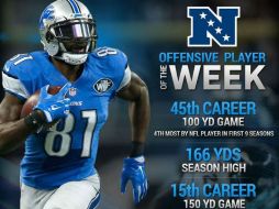 Johnson fue determinante en la tercera serie del equipo en tiempo extra. FACEBOOK / Detroit Lions