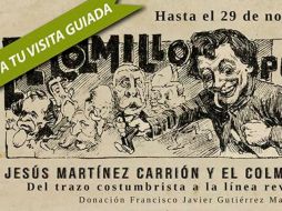 'Jesús Martínez Carrión y El Colmillo Públic' está integrada de más de 114 obras que incluyen acuarelas e impresos. TWITTER / @MUNAEMexico