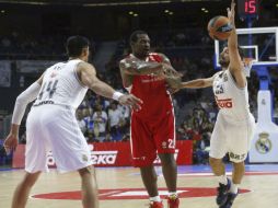 El equipo de Belgrado intentó que la diferencia final no fuera de récord. EFE / K. Huesca